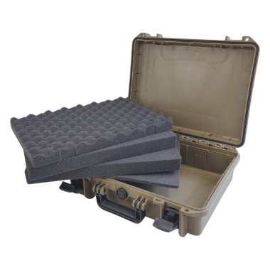 Zielona walizka hermetyczna z pianką MAX380H115S 414x345x129 mm - 2