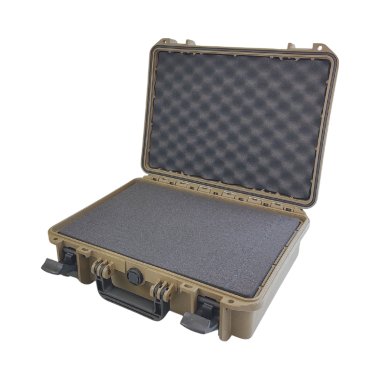 Zielona walizka hermetyczna z pianką MAX380H115S 414x345x129 mm - 1