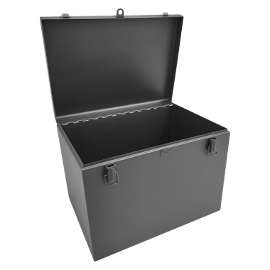 Skrzynia metalowa czarna 378x290x310 mm - 2