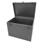 Skrzynia metalowa czarna 378x290x310 mm - 5