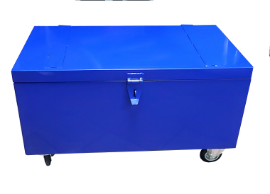 Skrzynia stalowa transportowa z kółkami 910x510x410 mm - 2