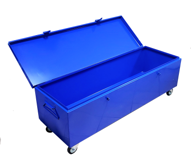 Skrzynia stalowa transportowa z kółkami 1510x510x410 mm - 2