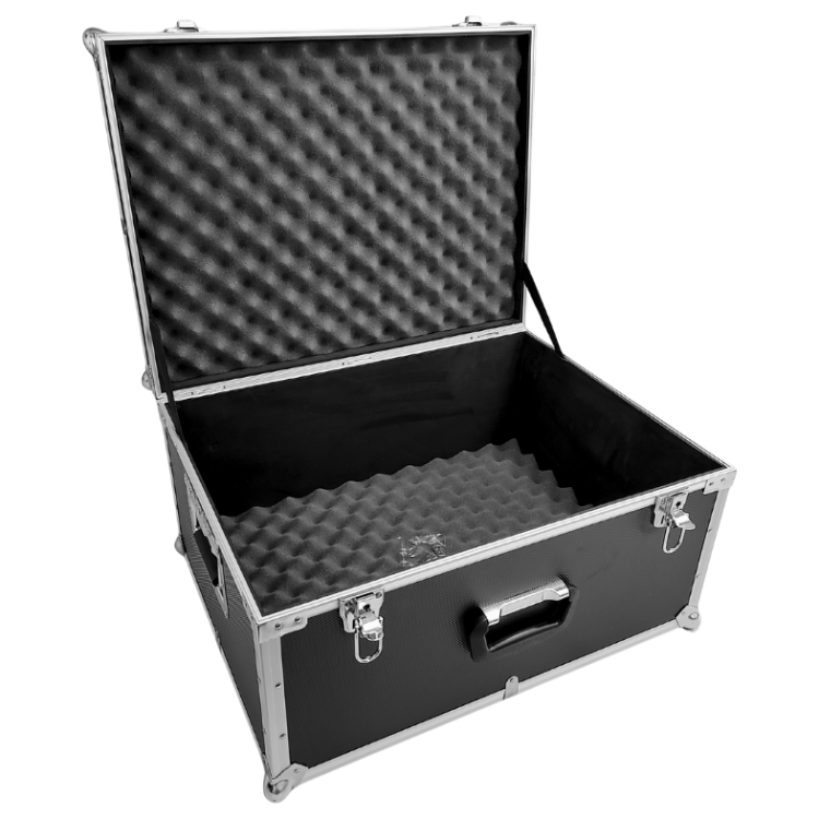 Walizka aluminiowa transportowa - 575x435x315 mm + 2 pianki faliste 540x405x40 mm - 1