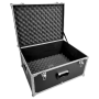 Walizka aluminiowa transportowa - 575x435x315 mm + 2 pianki faliste 540x405x40 mm - 1