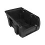 Pojemnik magazynowy warsztatowy czarny nr 2 - 160x102x75 mm - 1