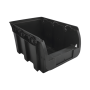 Pojemnik magazynowy warsztatowy czarny nr 3 - 240x150x125 mm - 1