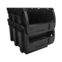 Pojemnik magazynowy warsztatowy czarny nr 3 - 240x150x125 mm - 2