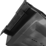 Pojemnik magazynowy warsztatowy czarny nr 5 - 500x310x200 mm - 7