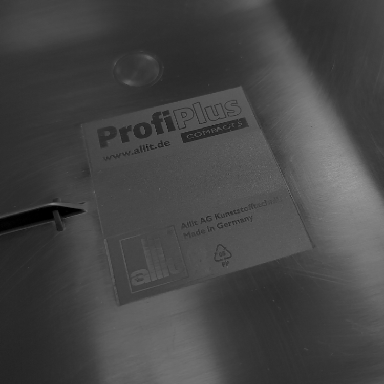 Pojemnik magazynowy warsztatowy czarny nr 5 - 500x310x200 mm - 9