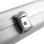 Walizka aluminiowa premium srebrna - 200x125x80 mm - 5