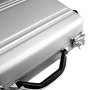 Walizka aluminiowa premium srebrna - 342x252x105 mm - 13