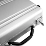 Walizka aluminiowa premium srebrna - 342x252x105 mm - 14