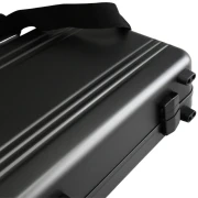 Walizka aluminiowa premium czarna CW-024 - 365x302x113 mm - 9