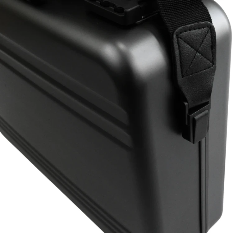Walizka aluminiowa premium czarna CW-024 - 365x302x113 mm - 7