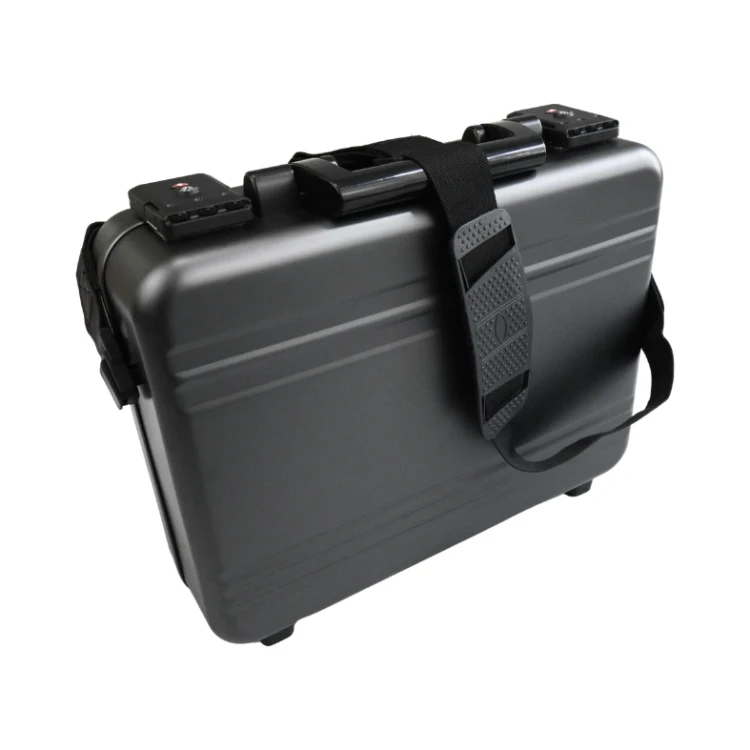 Walizka aluminiowa premium czarna CW-024 - 365x302x113 mm - 5
