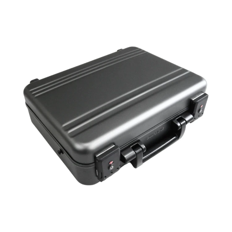 Walizka aluminiowa premium czarna CW-024 - 365x302x113 mm - 3