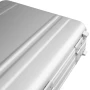 Walizka aluminiowa z pianką premium srebrna - 460x350x115 mm - 9