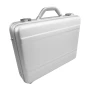 Walizka aluminiowa z pianką premium srebrna - 460x350x115 mm - 3
