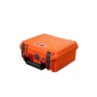 Pomarańczowa walizka hermetyczna z pianką MAX235H105S 258x243x117.5 mm - 2