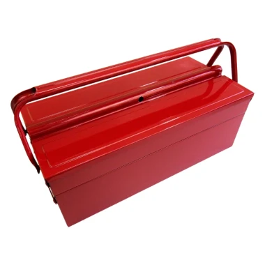 Skrzynka narzędziowa metalowa 3 komorowa - 460x265x172 mm - 1