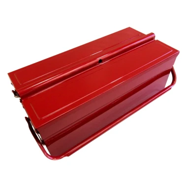 Skrzynka narzędziowa metalowa 3 komorowa - 460x265x172 mm - 2