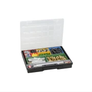 Organizer warsztatowy z 9 pojemnikiami wewnętrznymi - 290x367x50 mm - 2