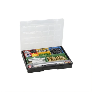 Organizer warsztatowy z 9 pojemnikiami wewnętrznymi - 290x367x50 mm - 2