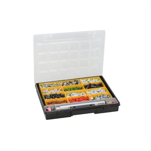 Organizer warsztatowy z 12 pojemnikami wewnętrznymi - 290x367x50 mm - 2