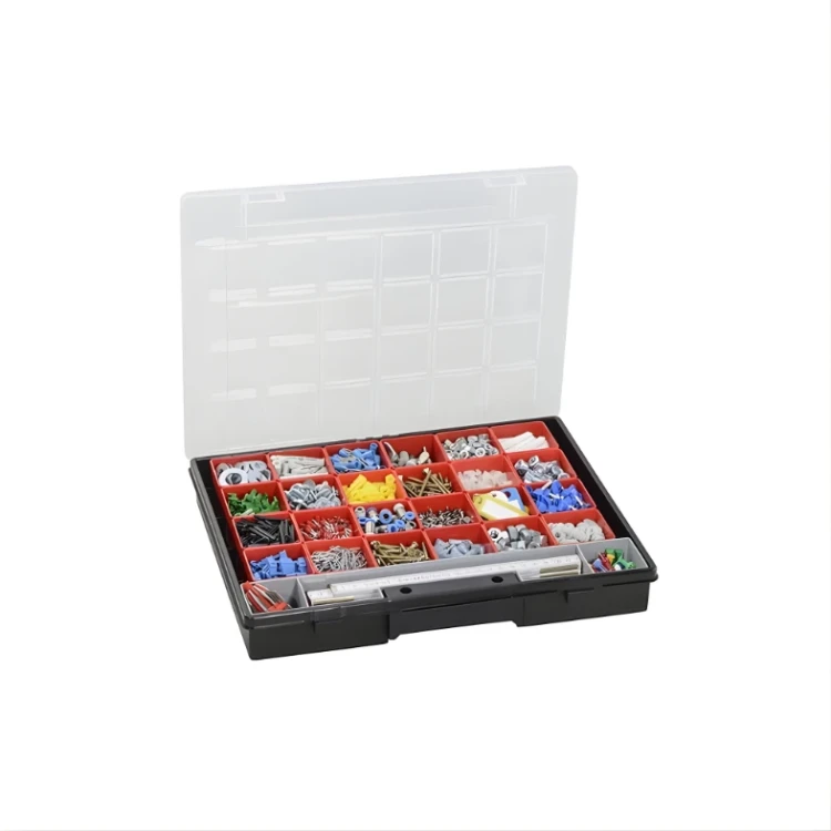 Organizer warsztatowy z 24 pojemnikami wewnętrznymi - 290x367x50 mm - 2