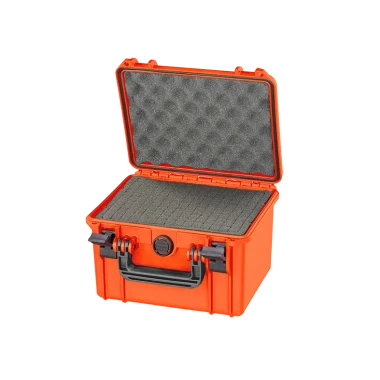Pomarańczowa walizka hermetyczna z wypełnieniem piankowym MAX235H155S 258x243x168 mm - 1