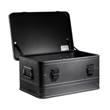 Skrzynia aluminiowa ewakuacyjna AluVault Black 047 580x383x273 mm - 1