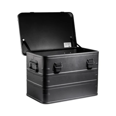 Skrzynia aluminiowa ewakuacyjna AluVault Black 073 580x383x395 mm - 1