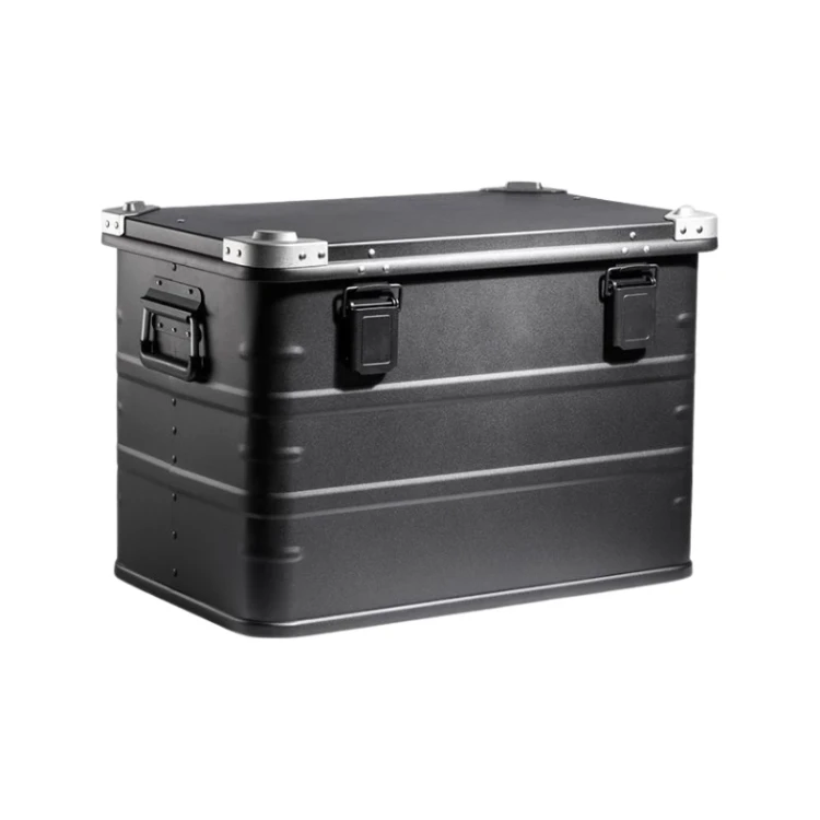 Skrzynia aluminiowa ewakuacyjna AluVault Black 073 580x383x395 mm - 2