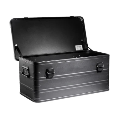 Skrzynia aluminiowa ewakuacyjna AluVault Black 081 780x383x333 mm - 1