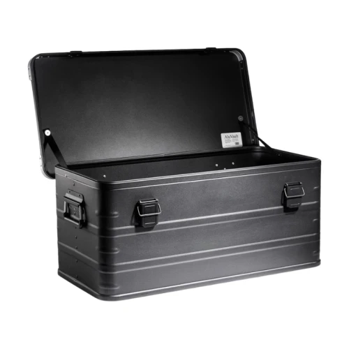 Skrzynia aluminiowa ewakuacyjna AluVault Black 081 780x383x333 mm - 1