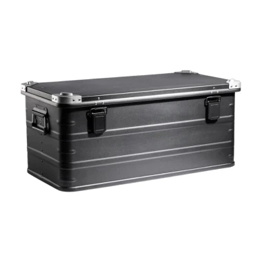 Skrzynia aluminiowa ewakuacyjna AluVault Black 081 780x383x333 mm - 2