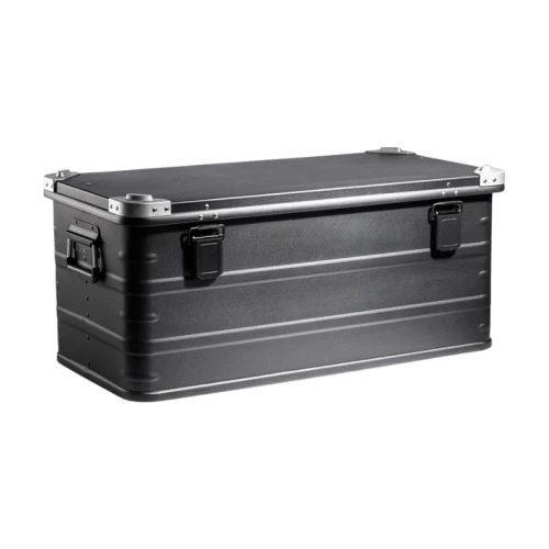 Skrzynia aluminiowa ewakuacyjna AluVault Black 081 780x383x333 mm - 2