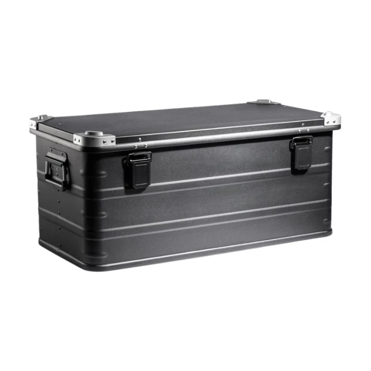 Skrzynia aluminiowa ewakuacyjna AluVault Black 081 780x383x333 mm - 2