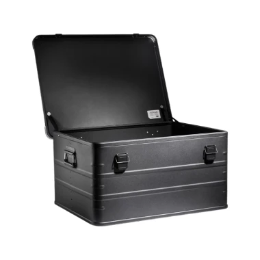 Skrzynia aluminiowa ewakuacyjna AluVault Black 157 780x583x395 mm - 1