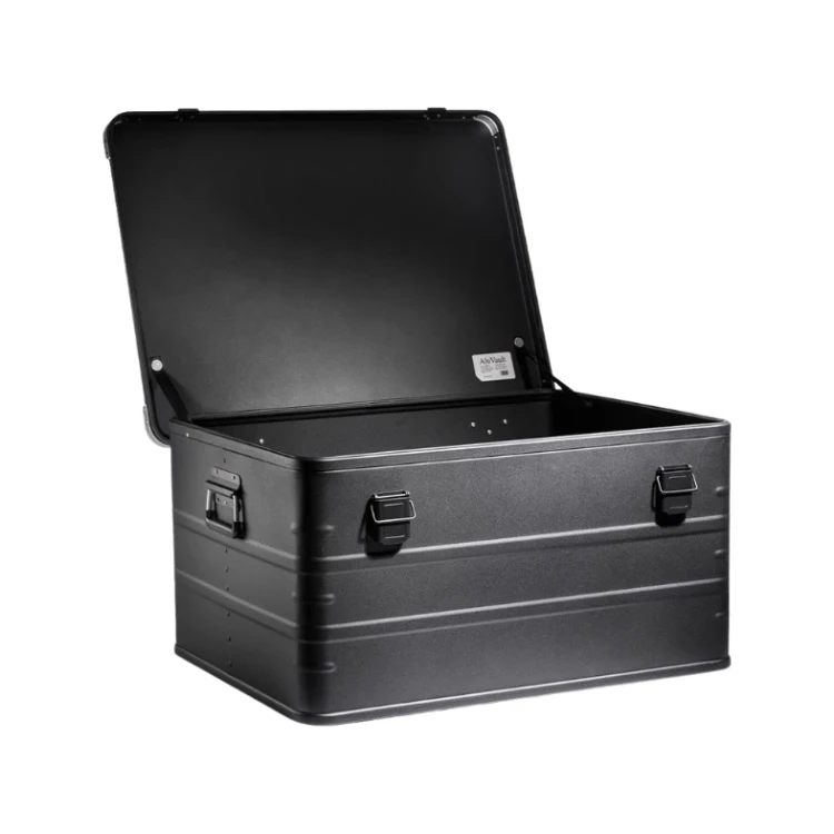 Skrzynia aluminiowa ewakuacyjna AluVault Black 157 780x583x395 mm - 1