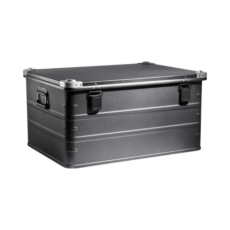 Skrzynia aluminiowa ewakuacyjna AluVault Black 157 780x583x395 mm - 2