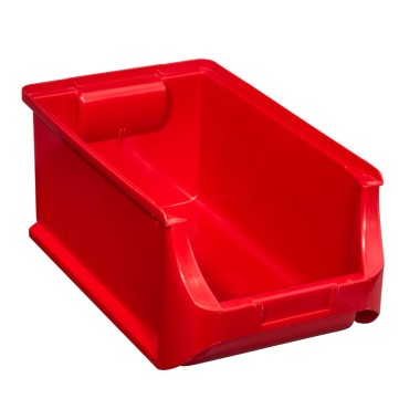 Pojemnik magazynowy czerwony nr 4 - 350x205x150 mm - 1