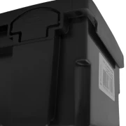 Zestaw pojemników magazynowych czarnych nr 2L - 60 sztuk - 7