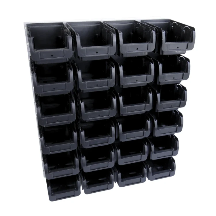 Zestaw pojemników magazynowych na ścianę Compact nr 2 - 24 sztuki - 2