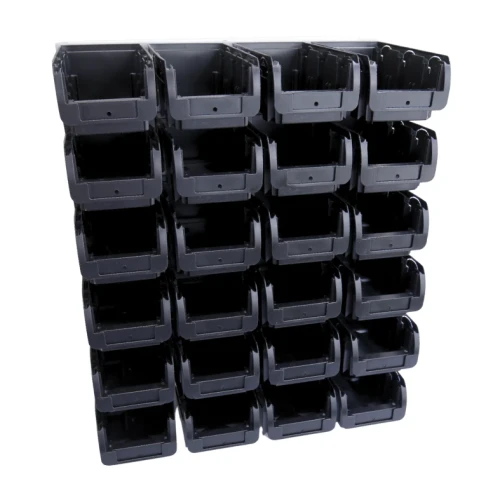 Zestaw pojemników magazynowych na ścianę Compact nr 2L - 24 sztuki - 2