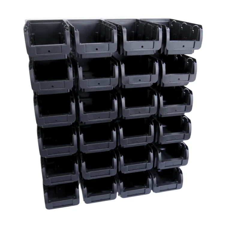 Zestaw pojemników magazynowych na ścianę Compact nr 2L - 24 sztuki - 2