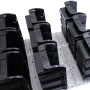 Zestaw pojemników magazynowych na ścianę Compact nr 3 - 9 sztuk - 3