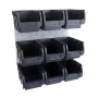 Zestaw pojemników magazynowych na ścianę Compact nr 3 - 9 sztuk - 1