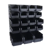 Zestaw pojemników magazynowych na ścianę Compact nr 2, 2L i 3 - 19 sztuk - 2