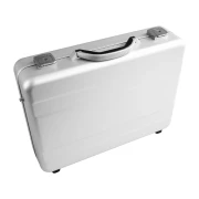 Walizka aluminiowa premium srebrna CW-021L - 470x365x123 mm - 2